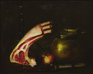 静物与肉饼